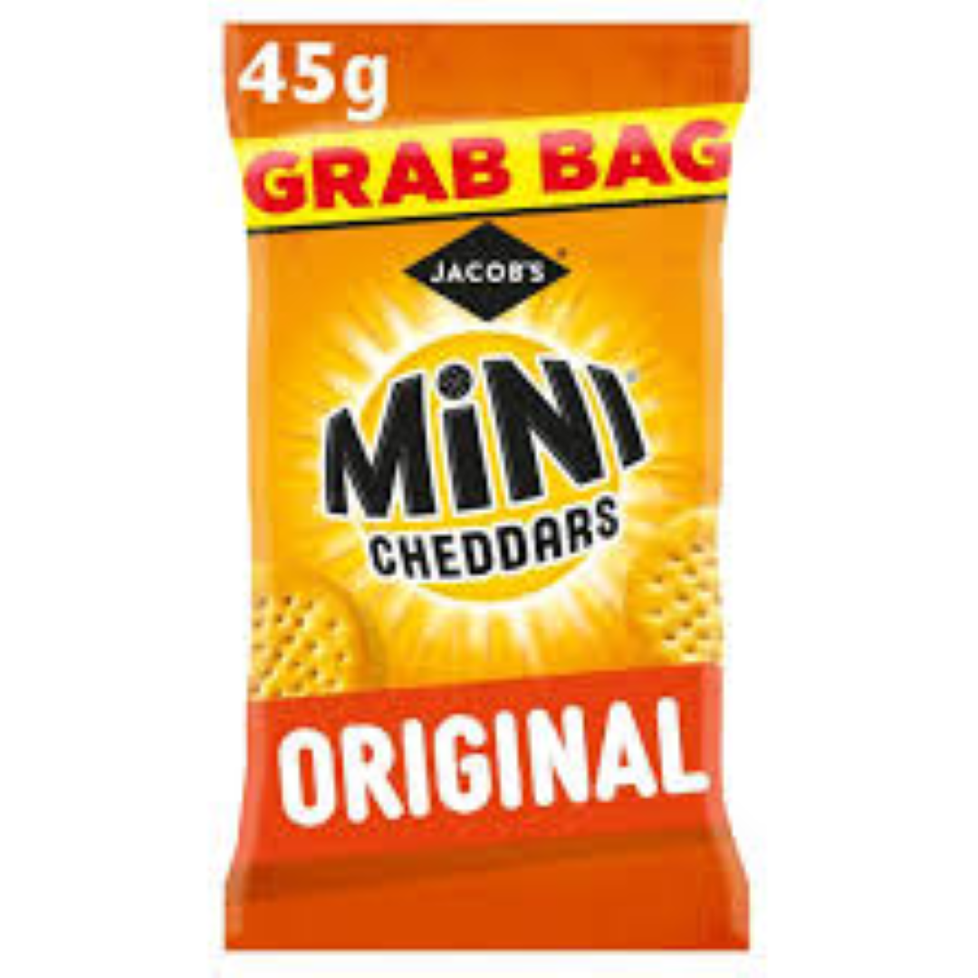 JACOBS MINI CHEDDARS ORIGINAL 45G